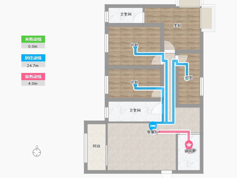 广东省-深圳市-香荔绿洲-77.31-户型库-动静线