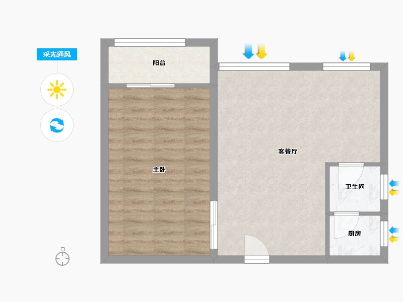 广东省-深圳市-众孚大厦-50.11-户型库-采光通风