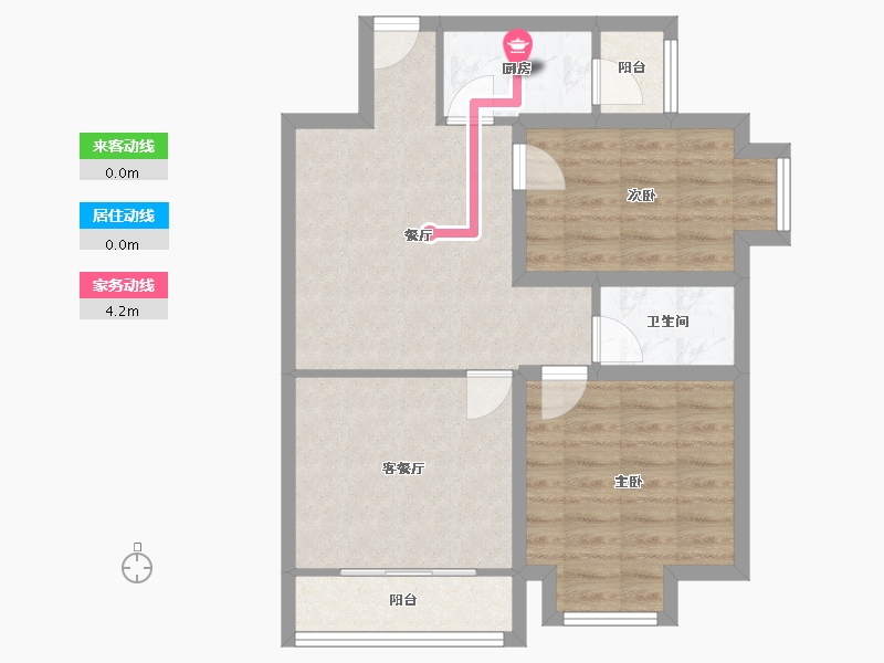 广东省-深圳市-好景豪园-67.94-户型库-动静线