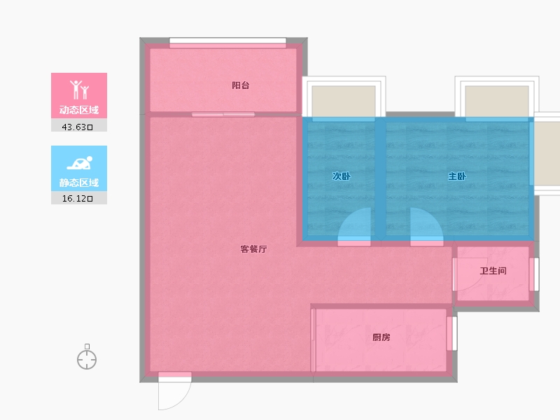 广东省-深圳市-星河华居-53.08-户型库-动静分区