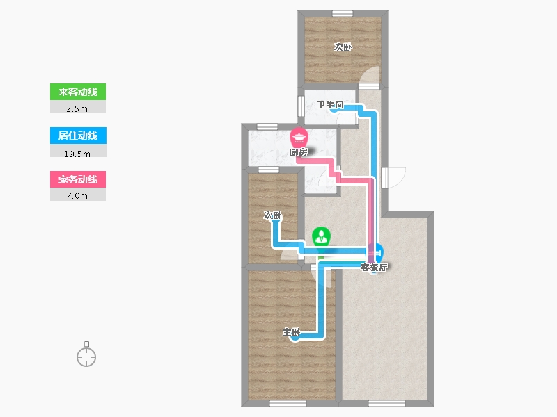 广东省-深圳市-南天一花园-73.98-户型库-动静线