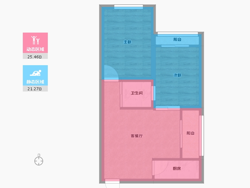 广东省-深圳市-深港1号-41.06-户型库-动静分区