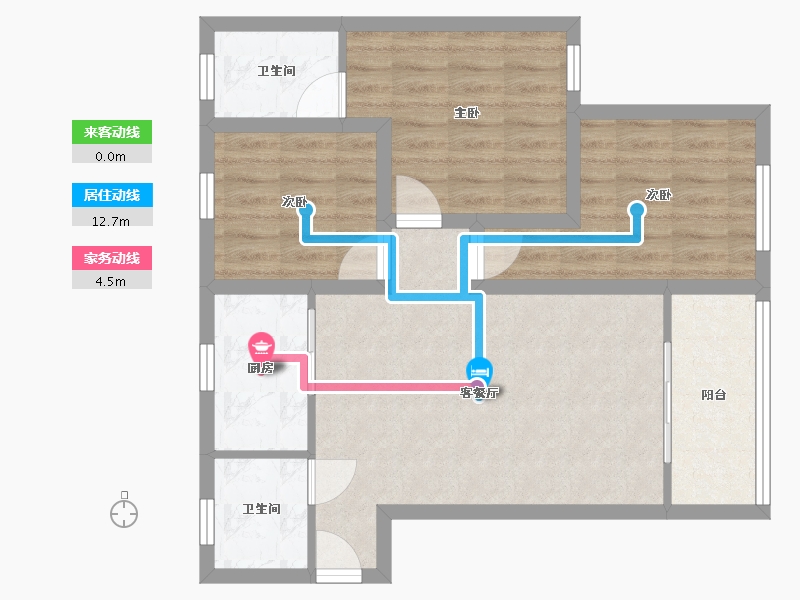 广东省-深圳市-韵动家园-71.03-户型库-动静线