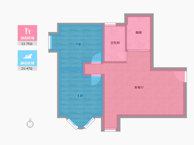 广东省-深圳市-嘉汇新城-47.65-户型库-动静分区