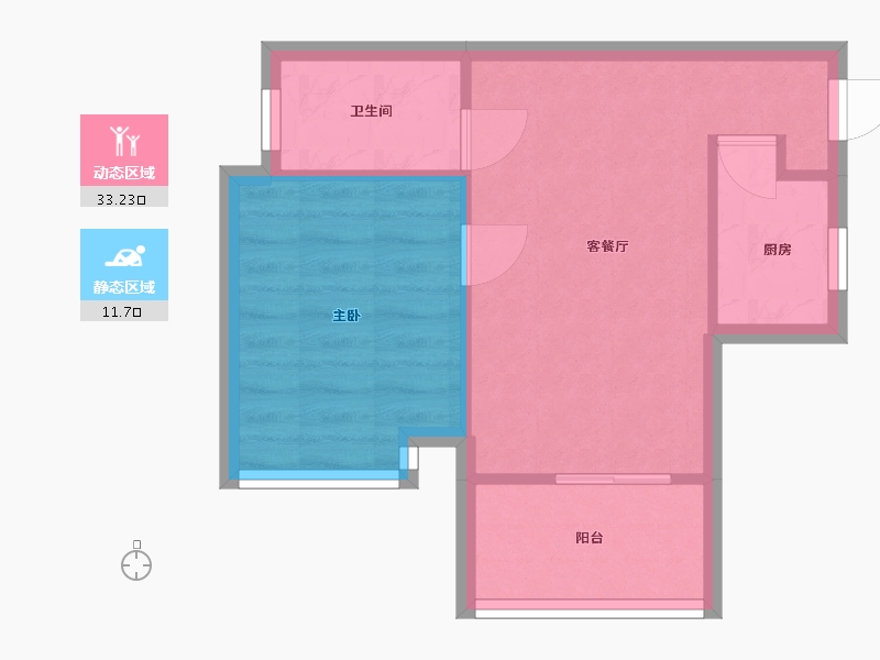 广东省-深圳市-万科城-44.00-户型库-动静分区