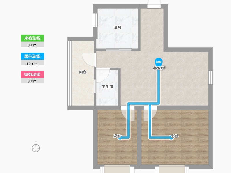 广东省-深圳市-福源大厦-55.59-户型库-动静线