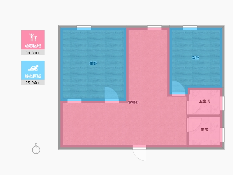 广东省-深圳市-众孚大厦-53.06-户型库-动静分区