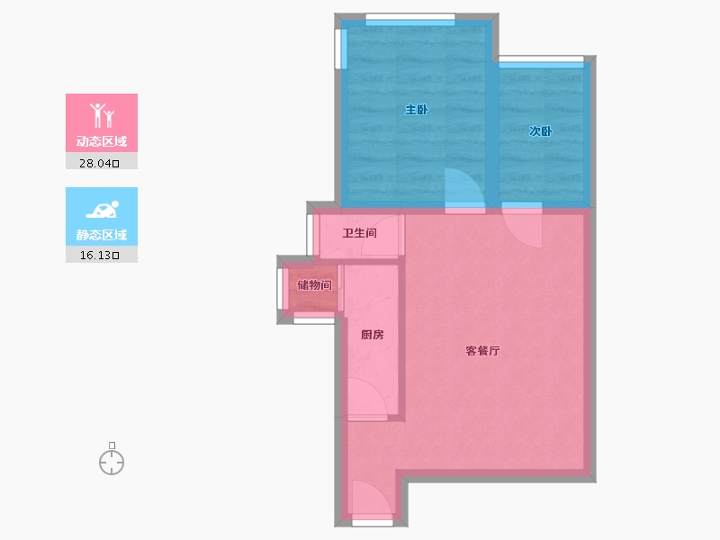 广东省-深圳市-中城天邑花园-38.74-户型库-动静分区