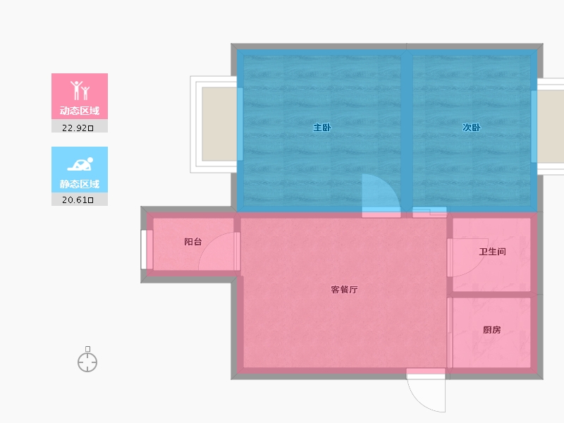 广东省-深圳市-韵动家园-38.14-户型库-动静分区