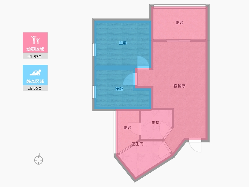 广东省-深圳市-高发城驰苑-53.13-户型库-动静分区