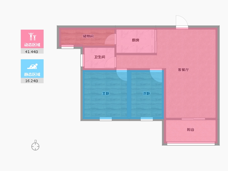 广东省-深圳市-星河华居-50.59-户型库-动静分区