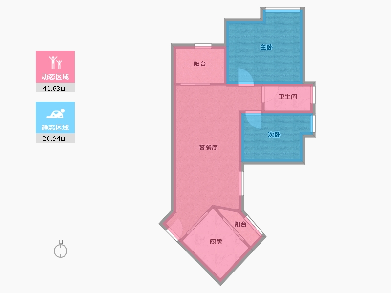 广东省-深圳市-雅云轩-55.17-户型库-动静分区