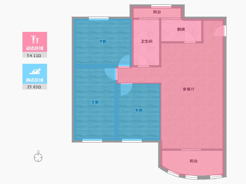 广东省-深圳市-先龙阁-81.01-户型库-动静分区