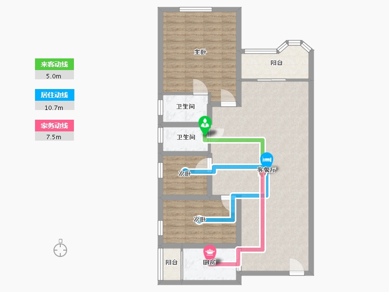 广东省-深圳市-云顶翠峰(一期)-91.59-户型库-动静线