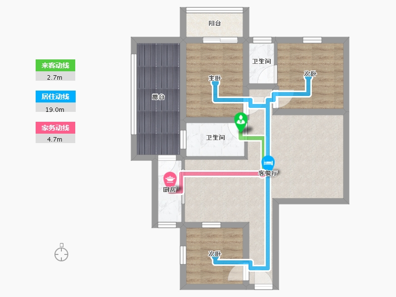 广东省-深圳市-福源大厦-71.01-户型库-动静线