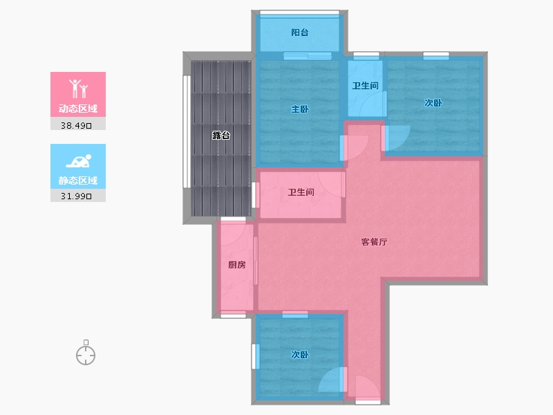 广东省-深圳市-福源大厦-71.01-户型库-动静分区