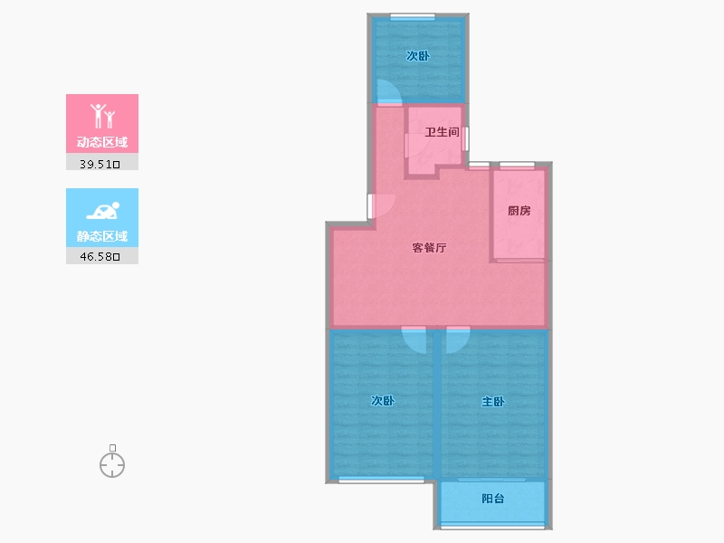 广东省-深圳市-长城一花园-77.10-户型库-动静分区