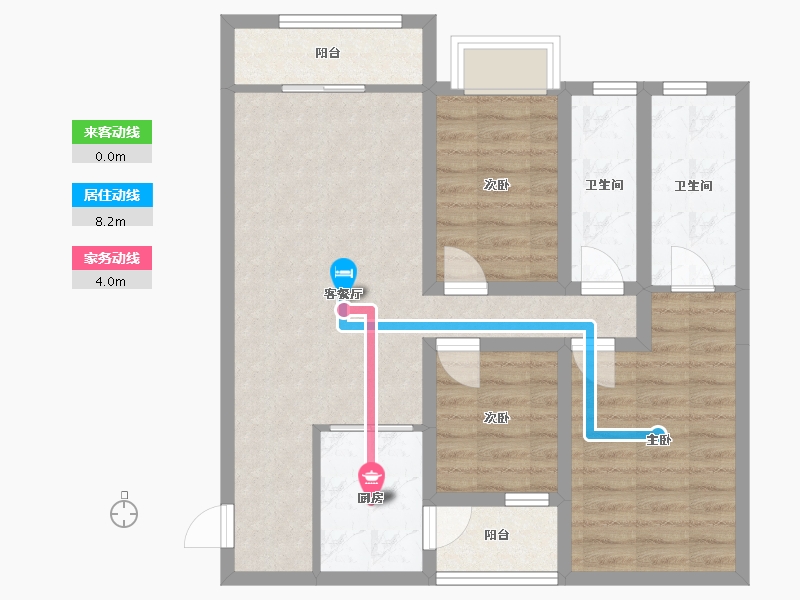 广东省-深圳市-瑞和园-77.13-户型库-动静线