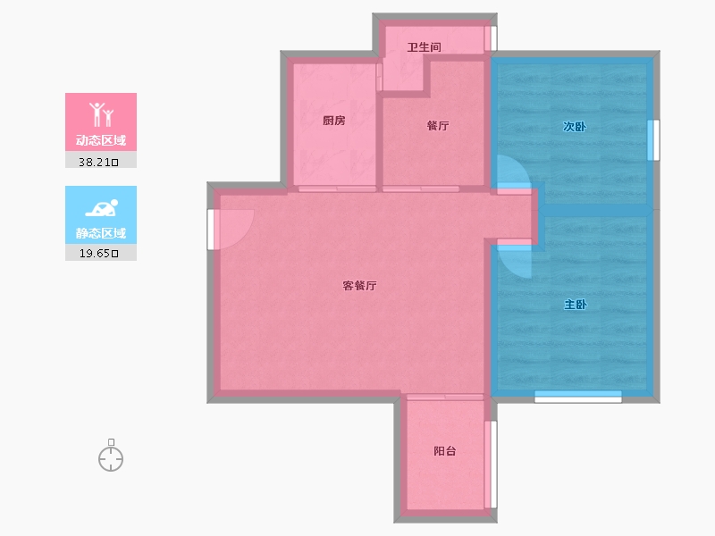 广东省-深圳市-东怡大厦-51.06-户型库-动静分区