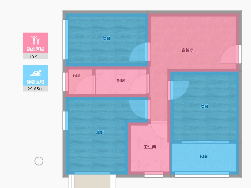 广东省-深圳市-御锦公馆-42.30-户型库-动静分区