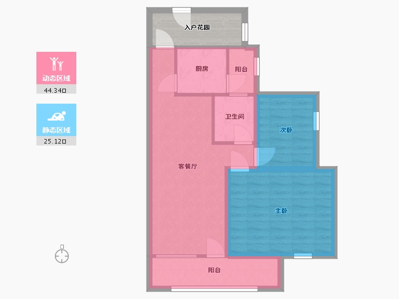 广东省-深圳市-翰岭院-67.19-户型库-动静分区