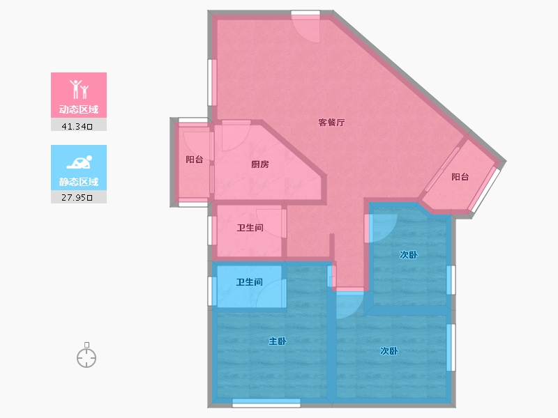 广东省-深圳市-荔林苑-60.75-户型库-动静分区