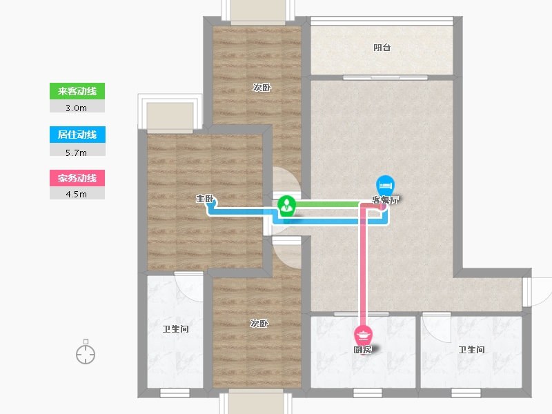 广东省-深圳市-韵动家园-77.98-户型库-动静线