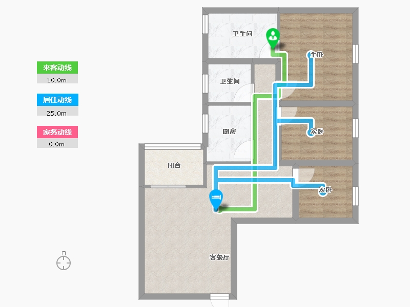 广东省-深圳市-众孚大厦-67.59-户型库-动静线