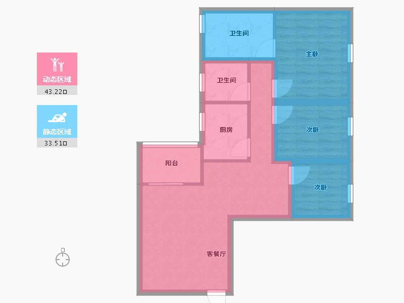 广东省-深圳市-众孚大厦-67.59-户型库-动静分区