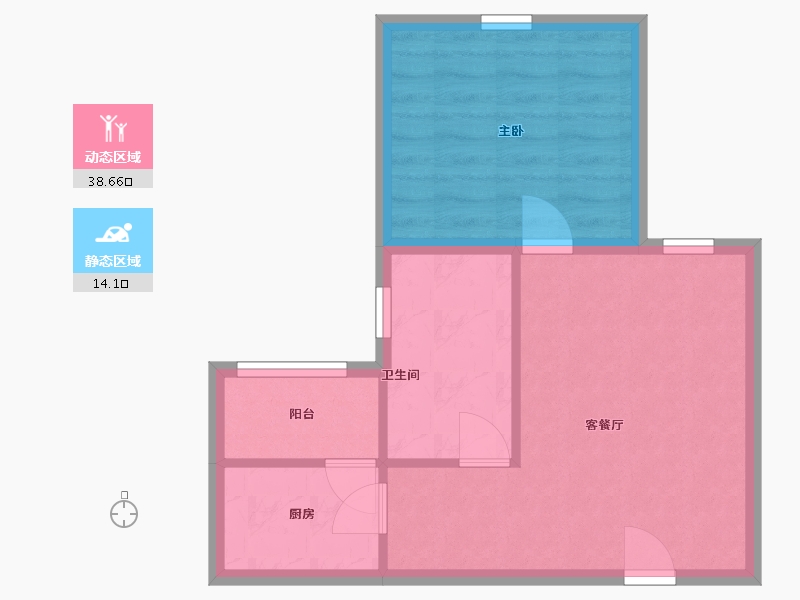 广东省-深圳市-祥云天都世纪-47.20-户型库-动静分区