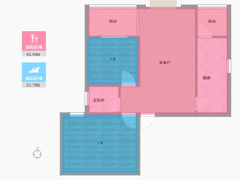 广东省-深圳市-韵动家园-56.08-户型库-动静分区