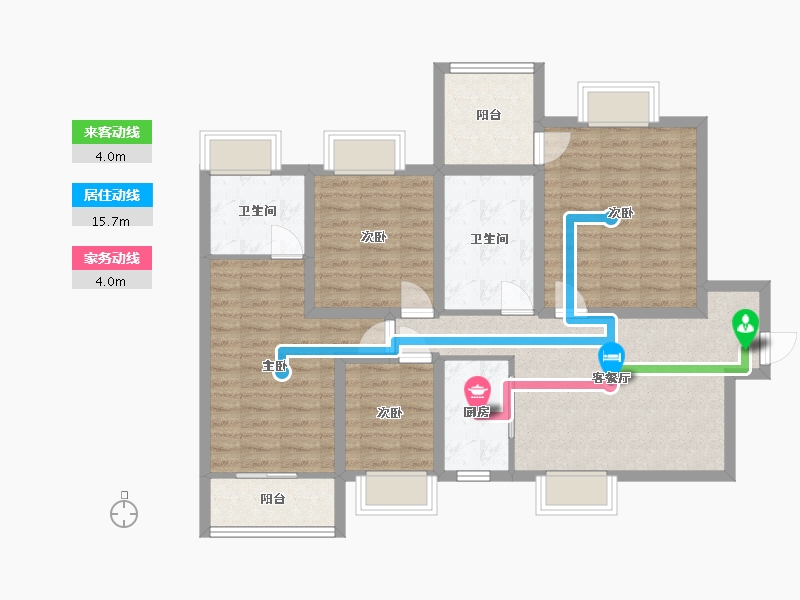 广东省-深圳市-翰岭院-97.89-户型库-动静线