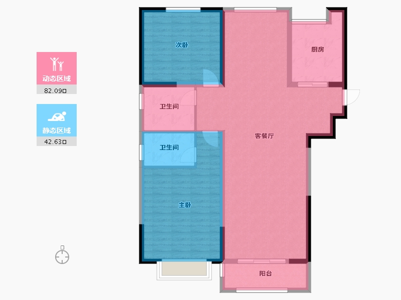 山西省-长治市-合富紫珑府-108.00-户型库-动静分区