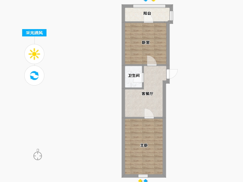 天津-天津市-恩德里社区-42.18-户型库-采光通风