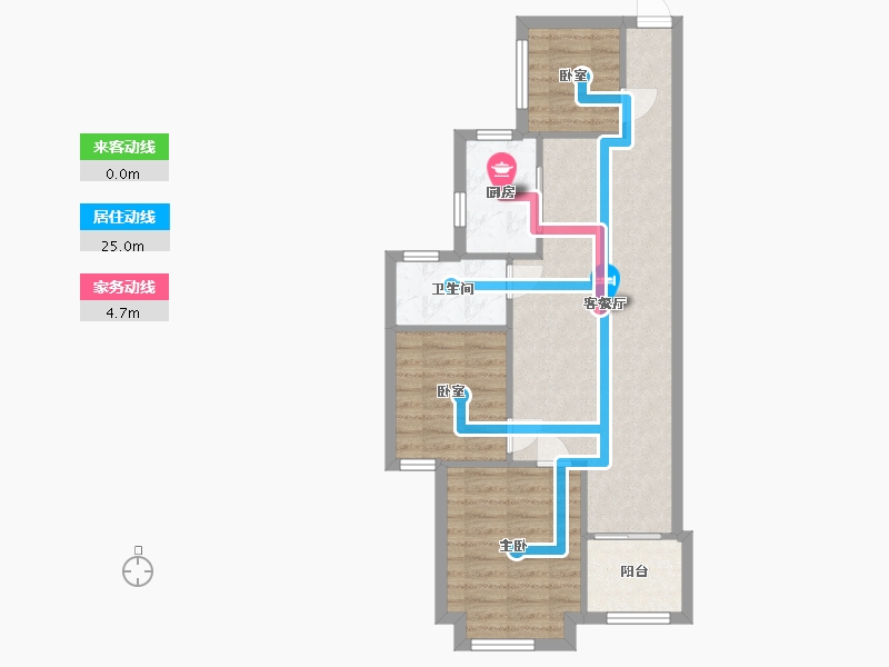 广东省-深圳市-桃源居-68.00-户型库-动静线