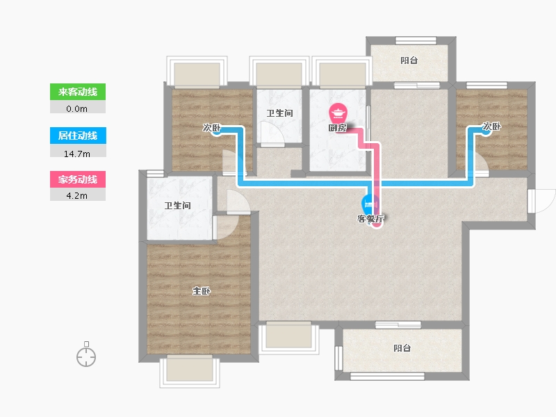 广东省-江门市-铁建城-93.60-户型库-动静线