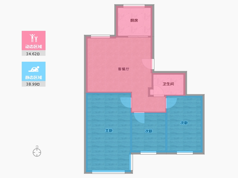 山东省-威海市-富海家园-75.20-户型库-动静分区