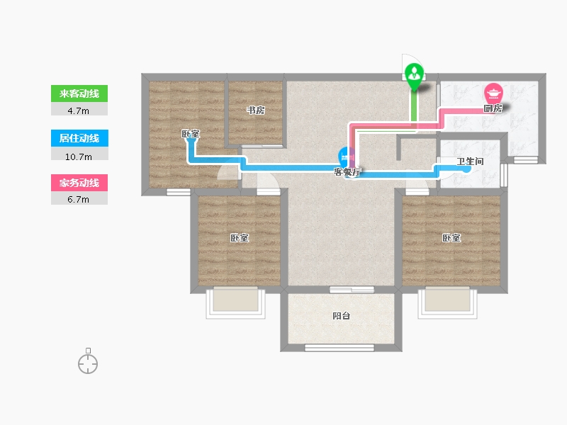 山东省-济宁市-中垠悦城3期-82.00-户型库-动静线