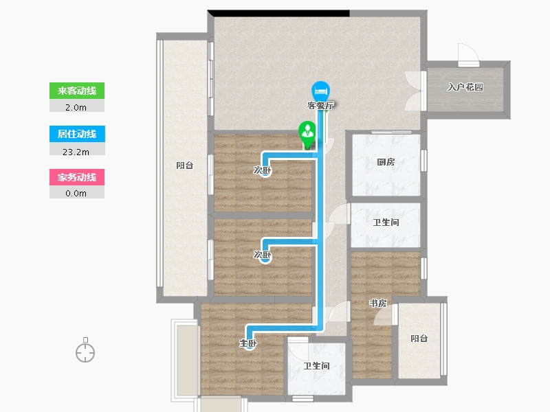 广东省-河源市-桃源国际-110.40-户型库-动静线