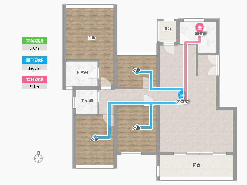 四川省-遂宁市-保利养生谷-110.78-户型库-动静线