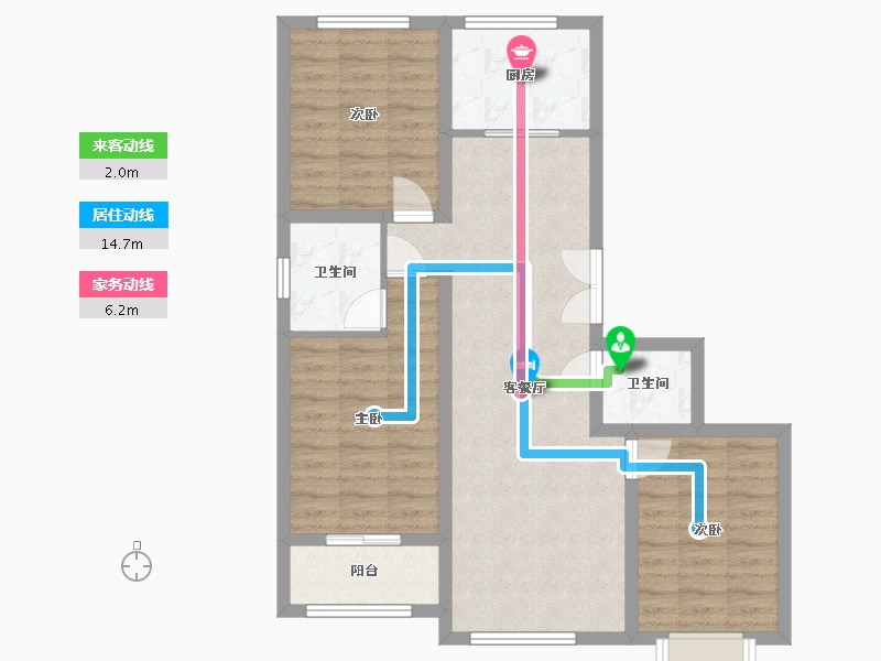 山西省-晋中市-双林书院-99.00-户型库-动静线