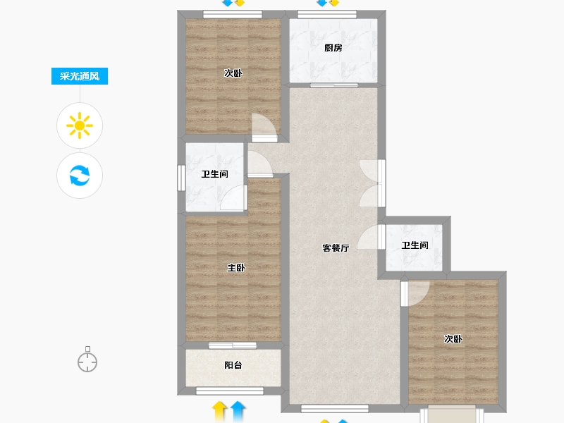 山西省-晋中市-双林书院-99.00-户型库-采光通风