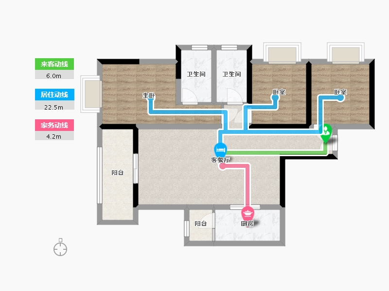 四川省-成都市-川发天府上城-93.60-户型库-动静线