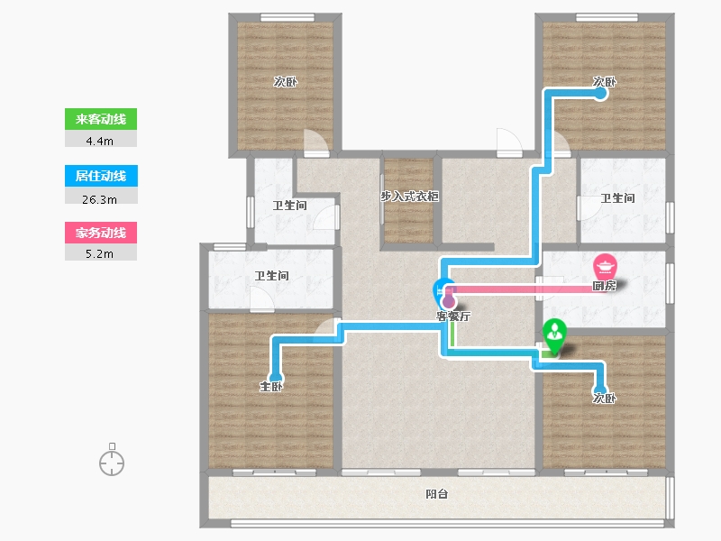 山东省-济南市-海信泮山-176.00-户型库-动静线