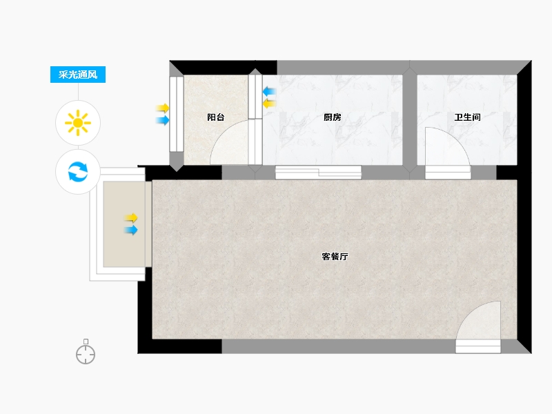 贵州省-遵义市-隆成城市之星-30.00-户型库-采光通风