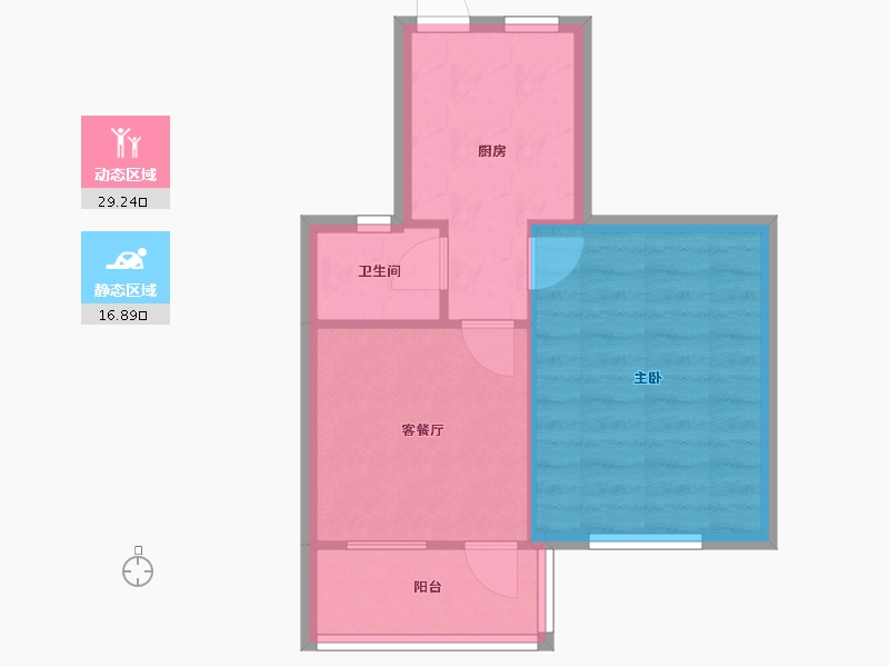 浙江省-宁波市-甬港新村-39.34-户型库-动静分区