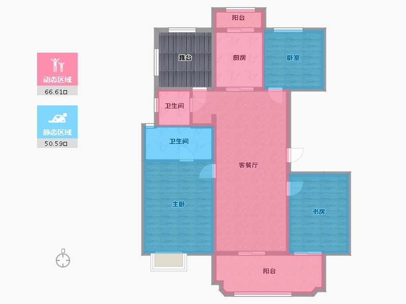 河南省-新乡市-东辉家天下-三期-112.00-户型库-动静分区