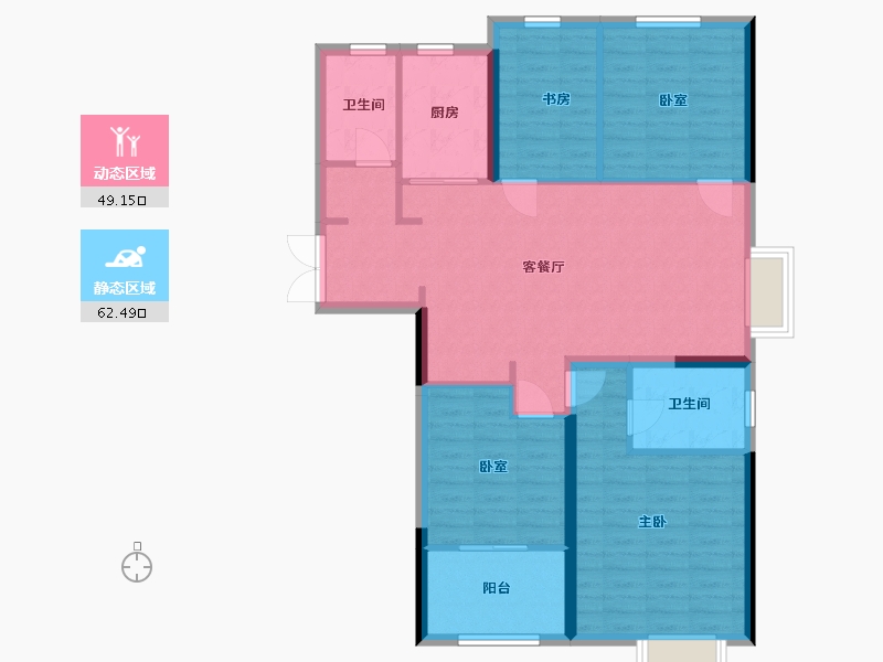 山东省-济宁市-东方鲁悦城-101.00-户型库-动静分区