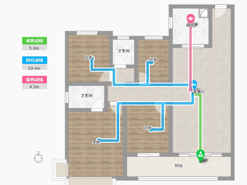 陕西省-西安市-新城首府-97.42-户型库-动静线