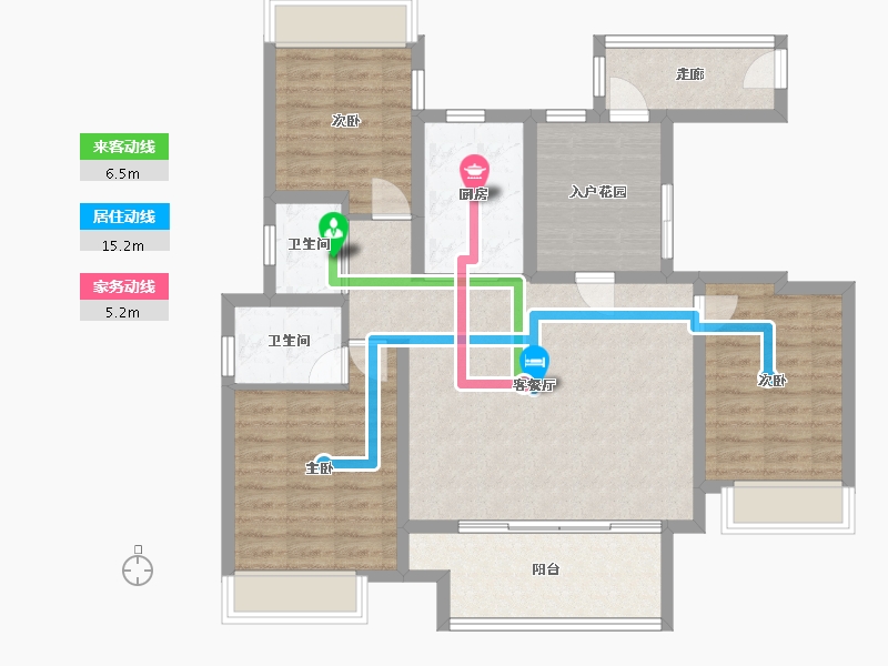 河南省-信阳市-德润上和府-97.48-户型库-动静线